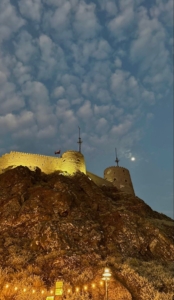View of muscat castle