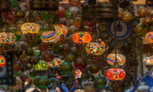 Arabian lamps at Mutrah Souq