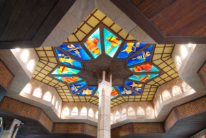 Market roof decoration