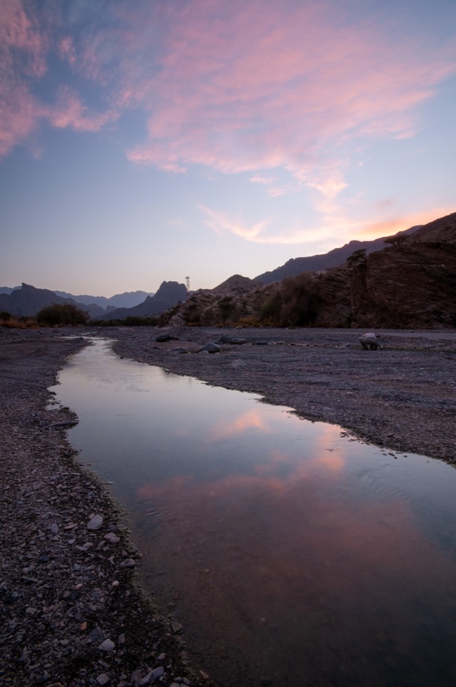Wadi in Rustaq Mountains- Muscat