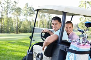 Funny tourism cart