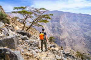 Hiking in Omani Desert