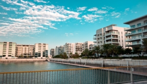 Al Mouj Marina sunset